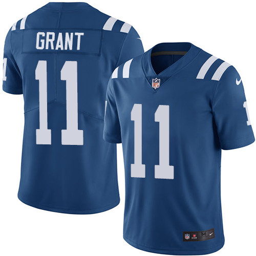 Indianapolis Colts #11 Limited Ryan Grant Royal Blue Nike NFL Home Youth JerseyVapor Untouchable jerseys->women nfl jersey->Women Jersey